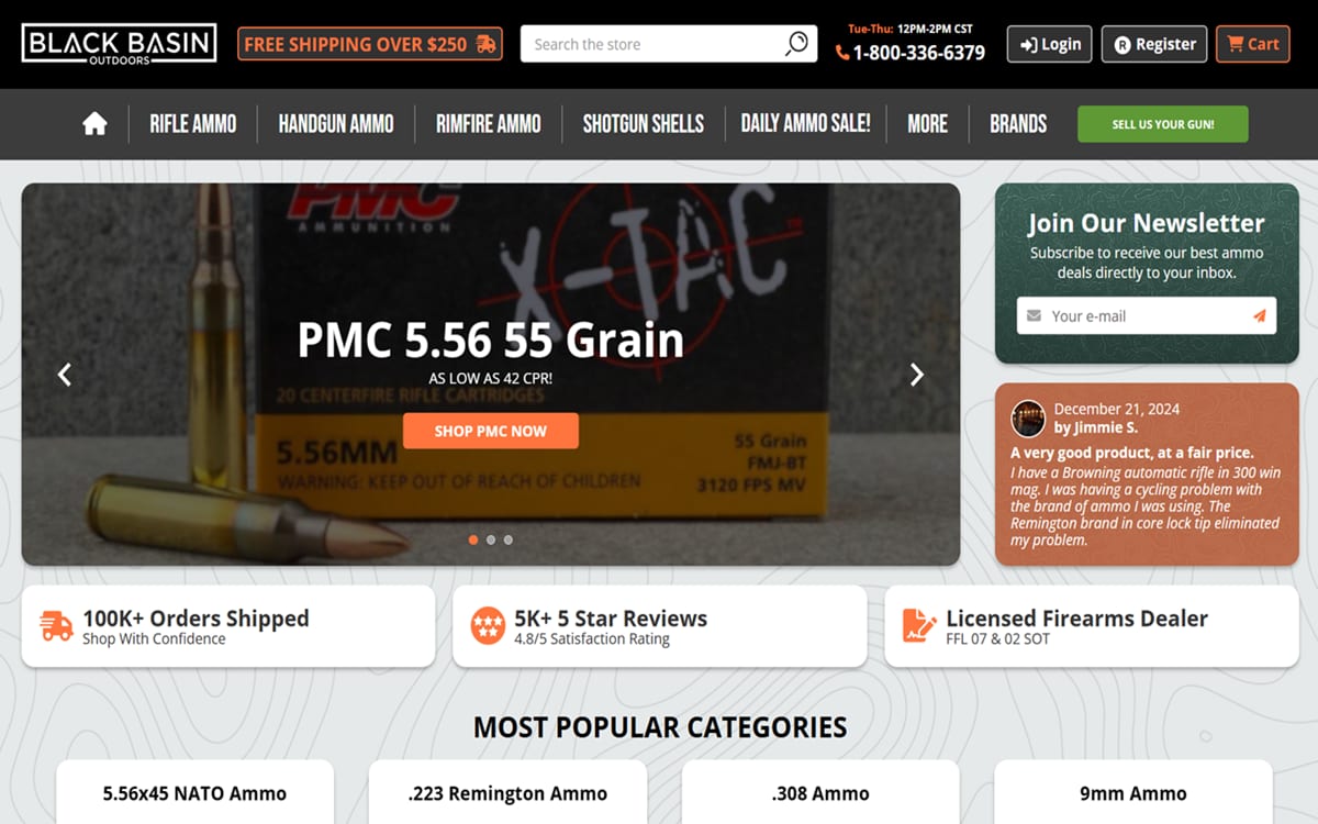 Black Basin Outdoors — BigCommerce storefront