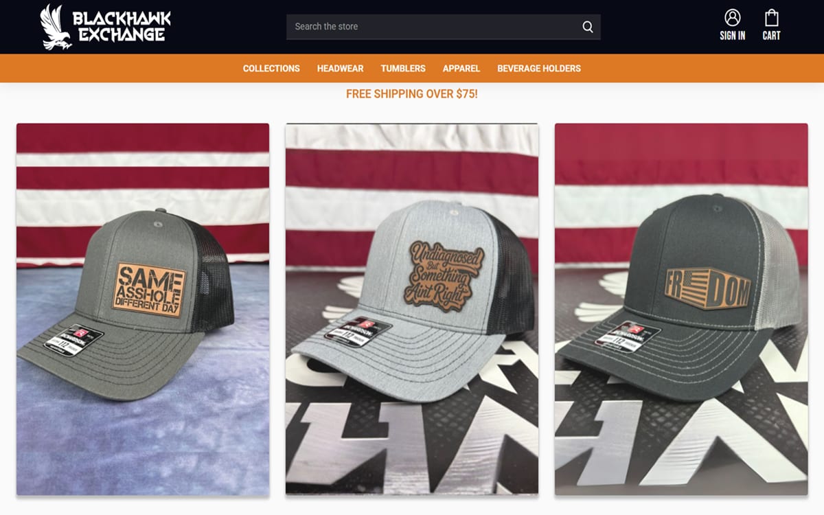 Blackhawk Exchange — BigCommerce storefront